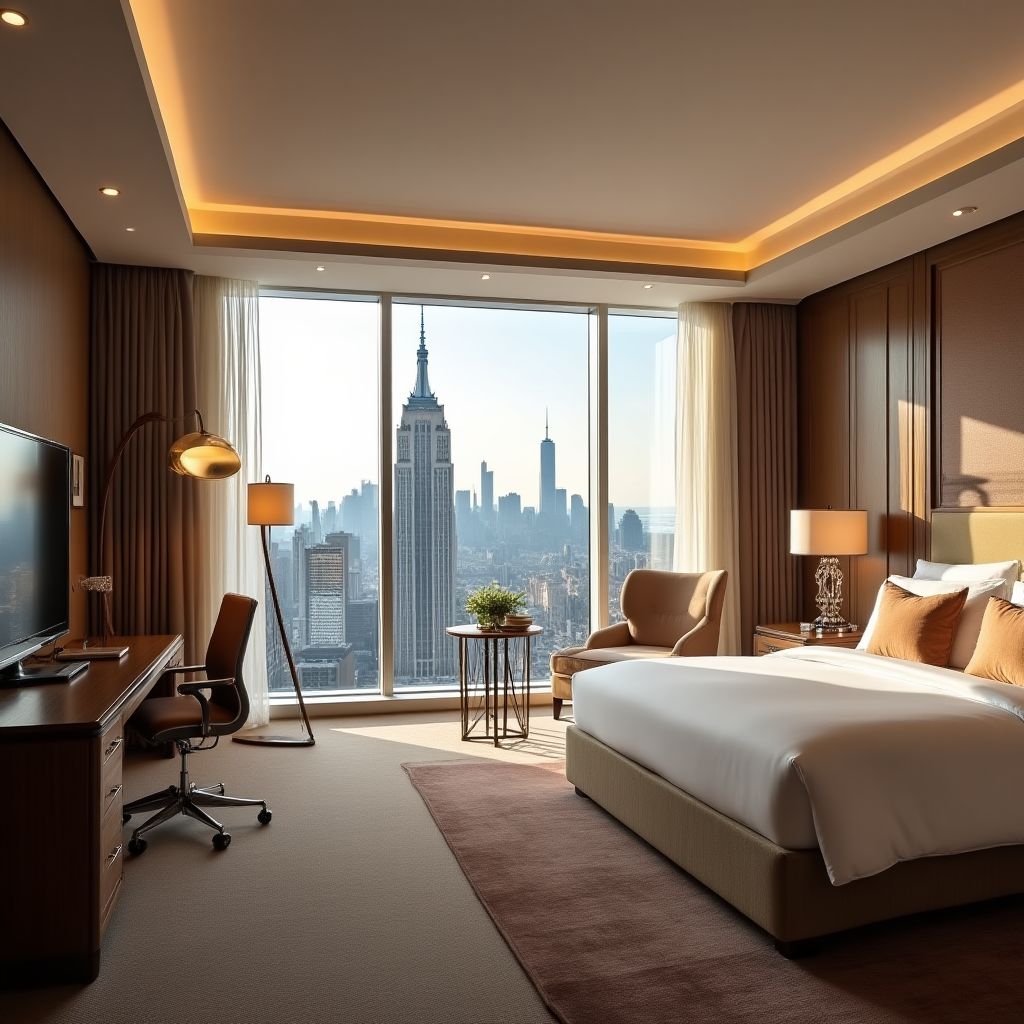 Luxury room at Grand Plaza Hotel